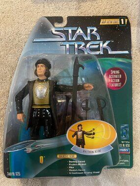 1997 Star Trek Warp Factor Series 1 "Q" Galactic Gear Action Figure New Sealed
